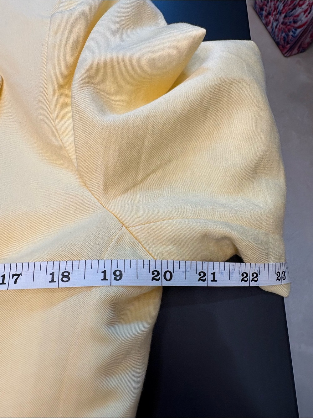 Banana Republic Oversized Pale Yellow Linen Blend Blazer - Picture 11 of 12